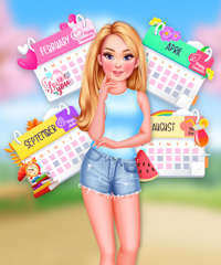 Ellie All Year Round Fashion Addict Dress Up Game